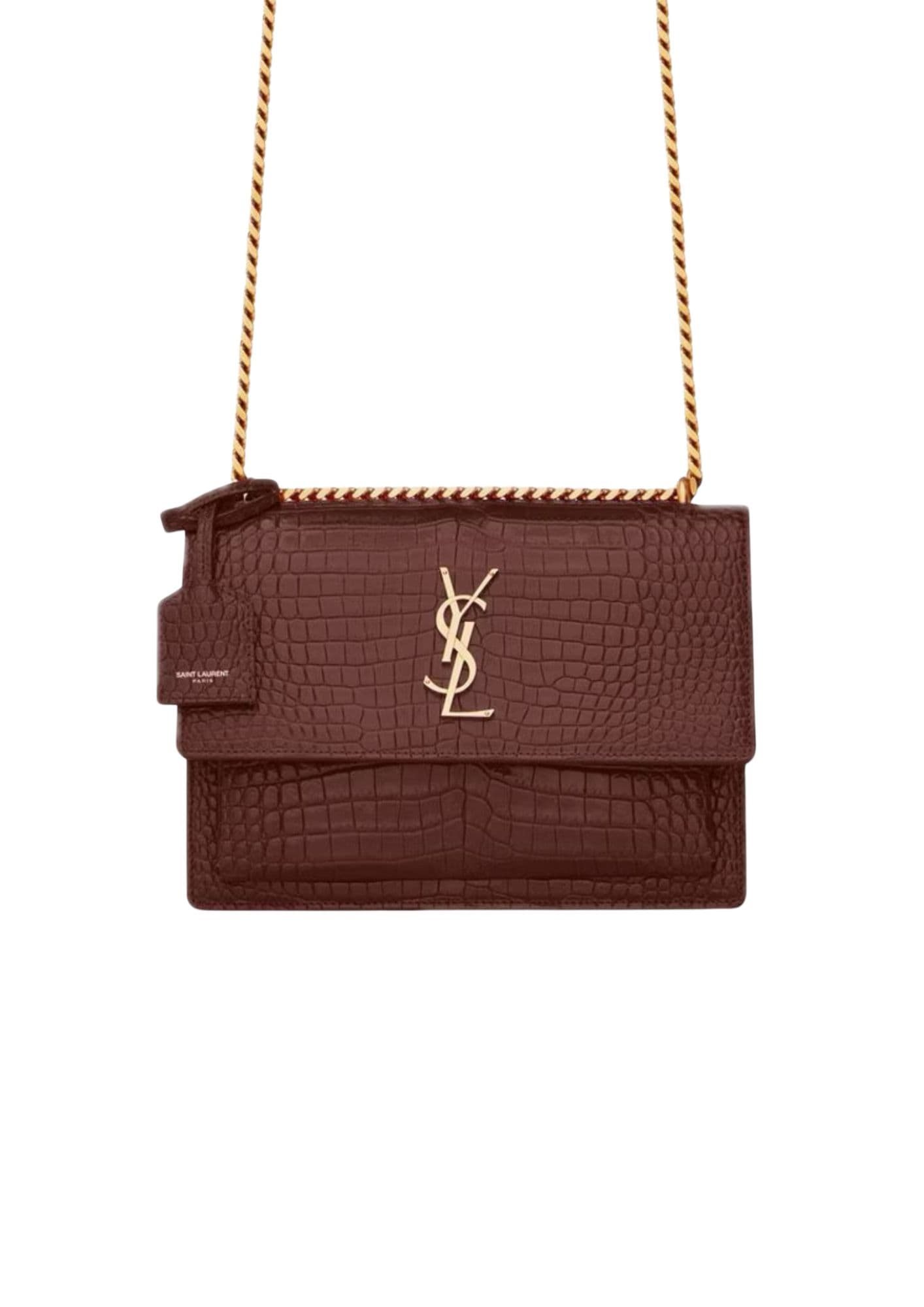 Sunset in Crocodile Bordó YSL